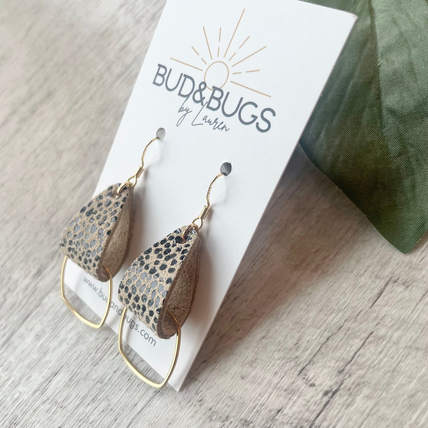 Leather Loop Dangles