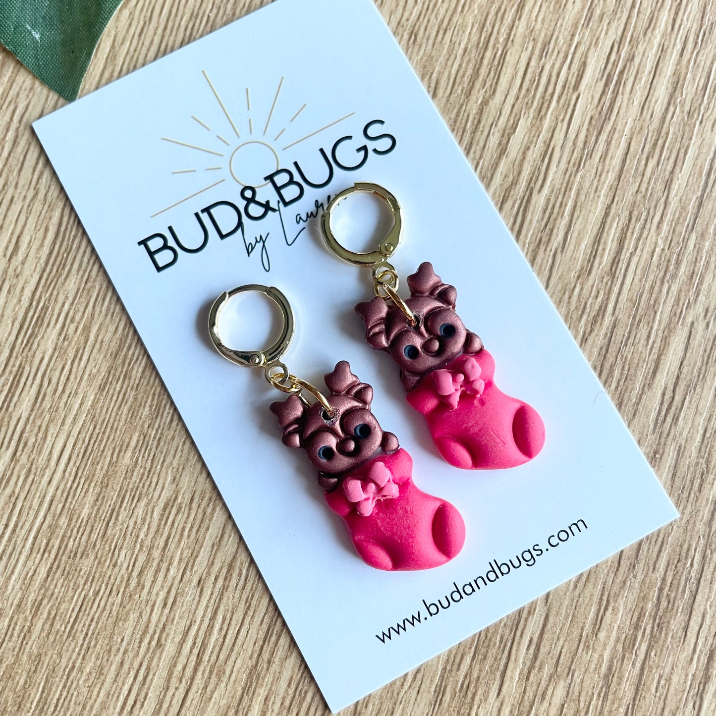 Reindeer Stocking Huggie Drops