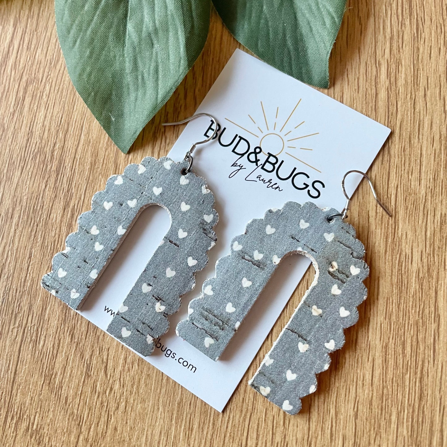 Large Rainbow Heart Dangles