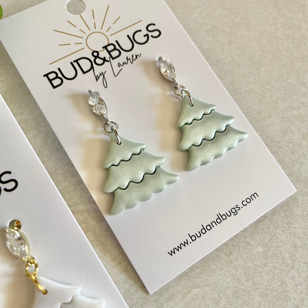Starlight Spruce Drop Earrings