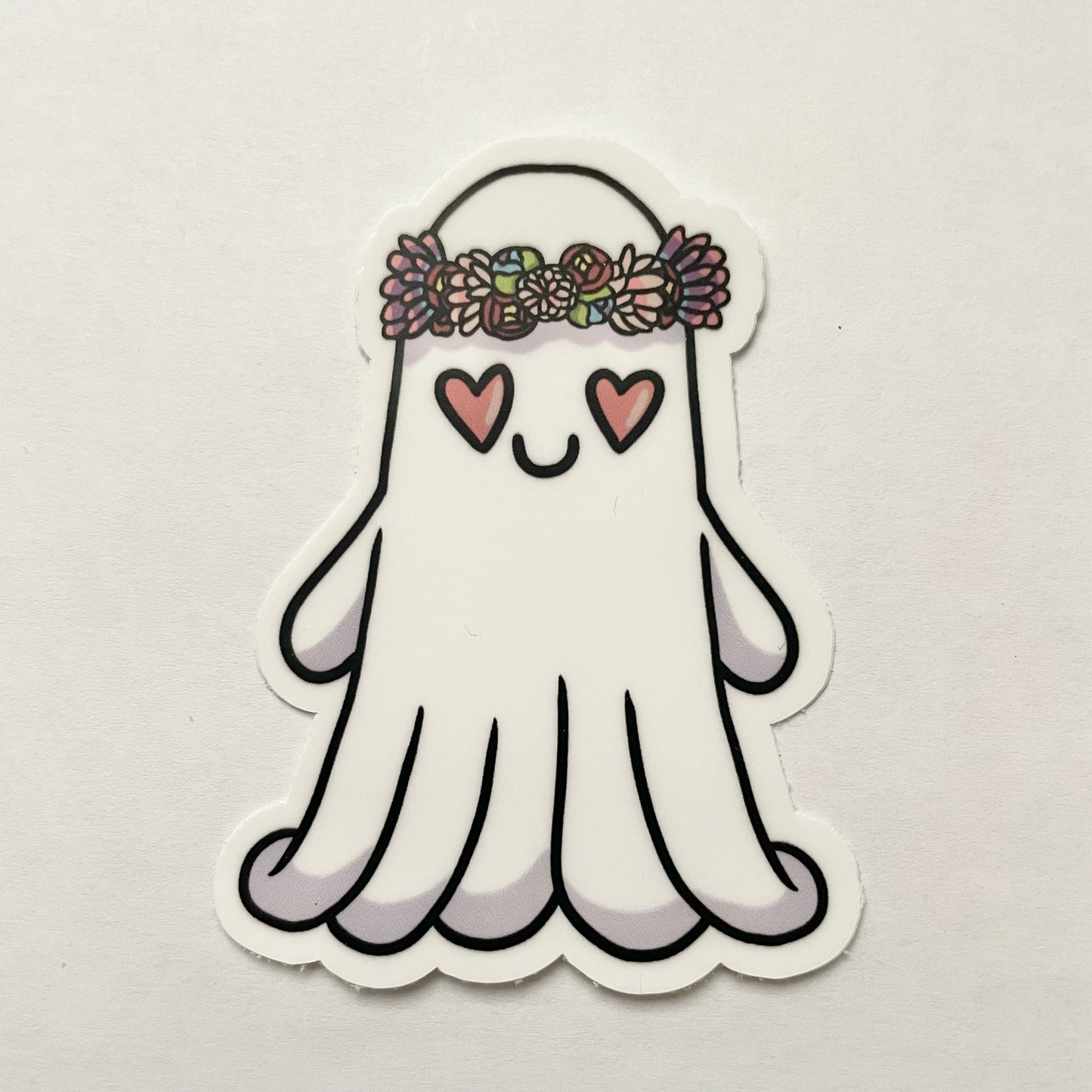Hippie Ghost Sticker