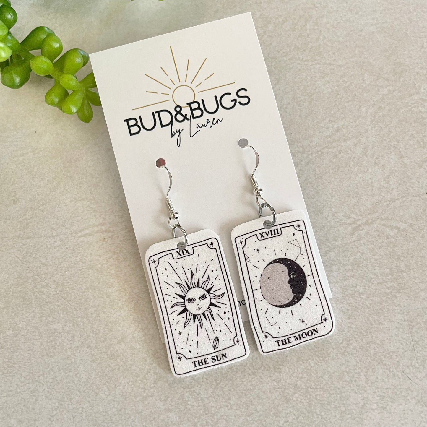 Sun & Moon Tarot Dangles