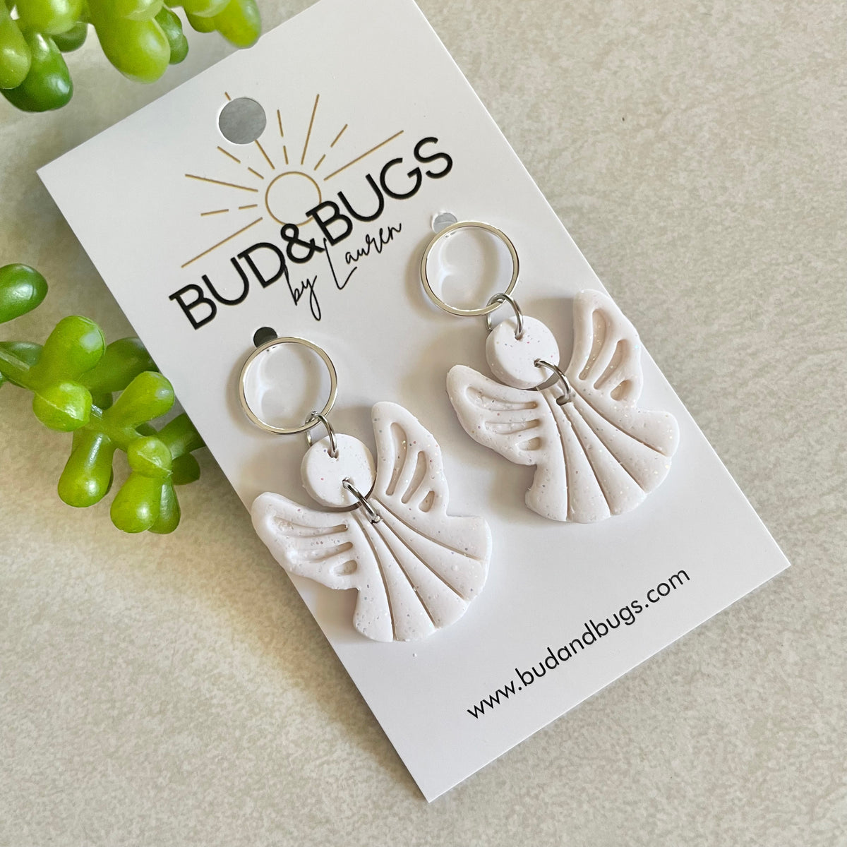 Christmas Angel Drop Earrings