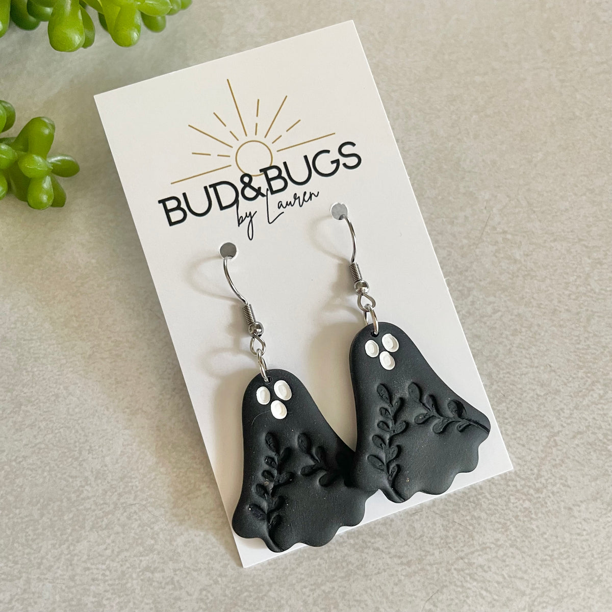 Noir Ghost Dangles