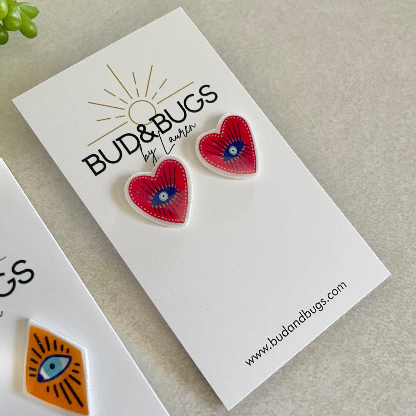 Evil Eye Stud Earrings