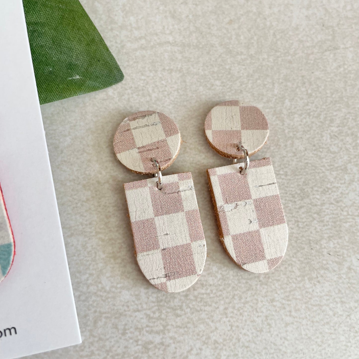 Checkered Drops Earrings