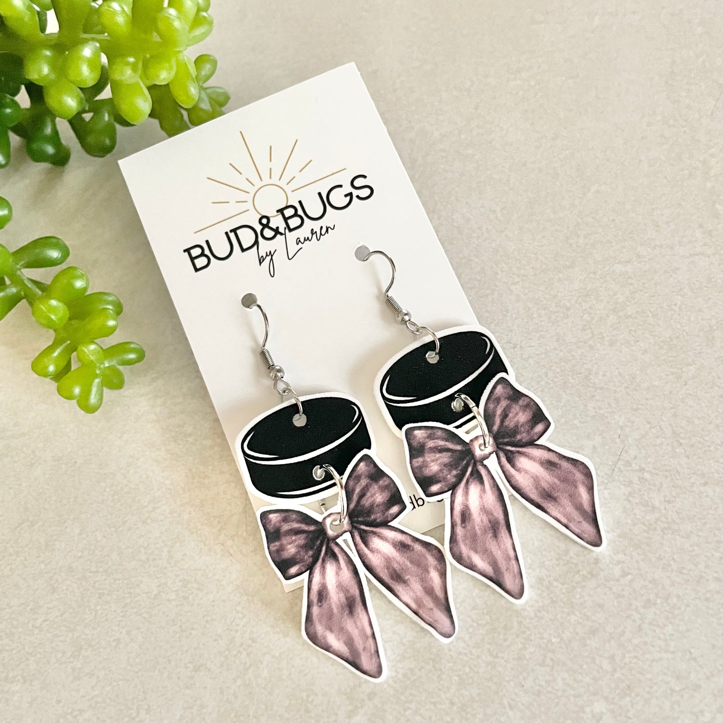 Hockey Bow Dangles