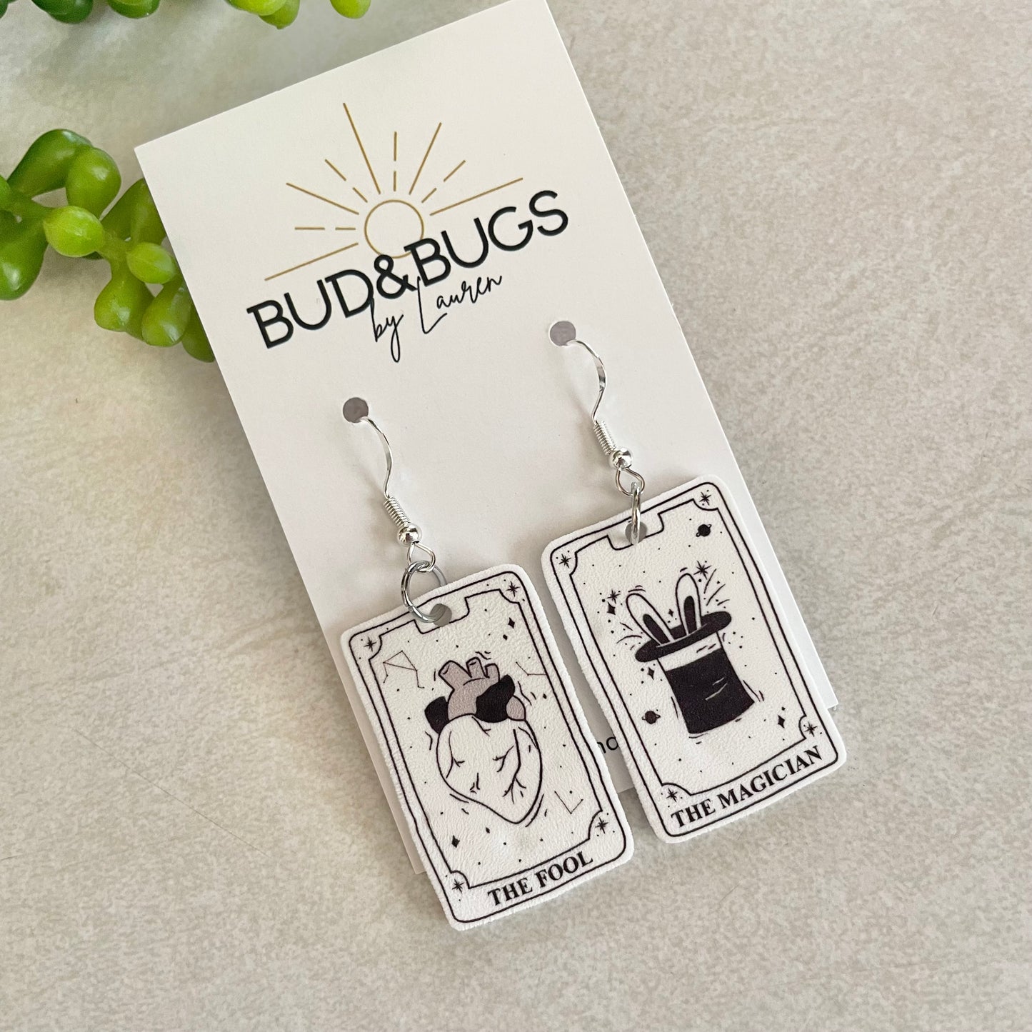 Fool & Magician Tarot Dangles