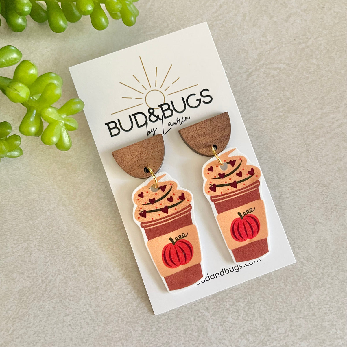 Pumpkin Latte Dangles