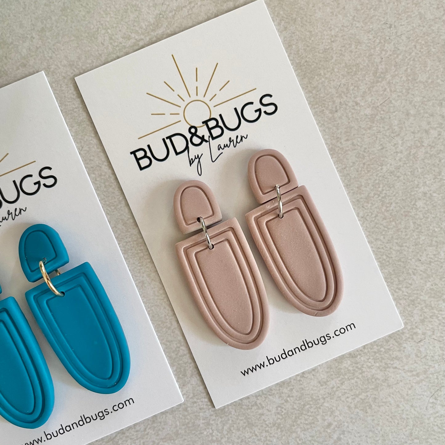 Matte Arch Drop Earrings