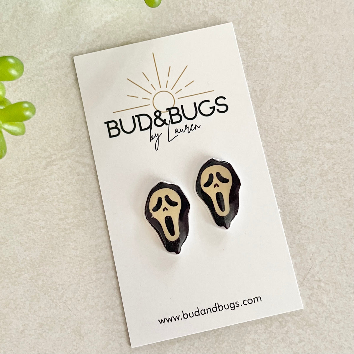 Ghost Face Studs