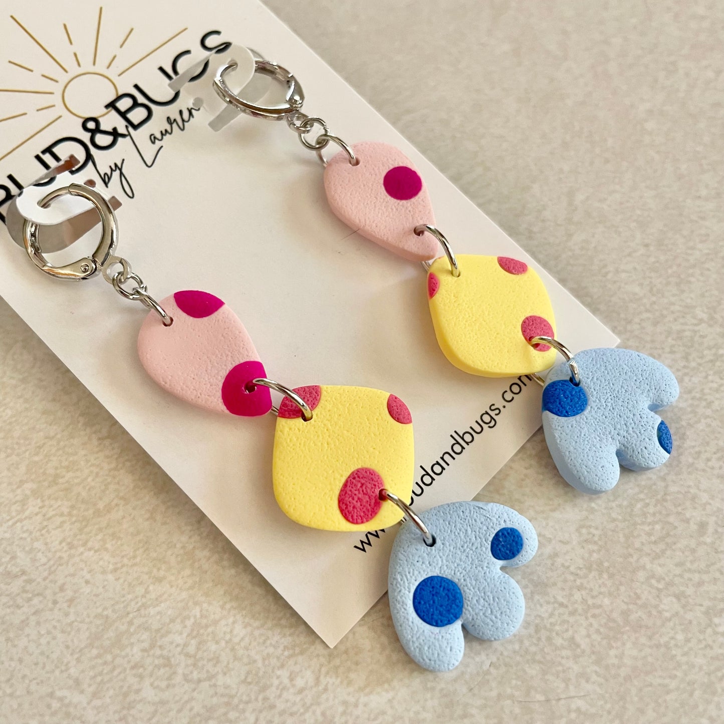 Polka Pop Drop Earrings