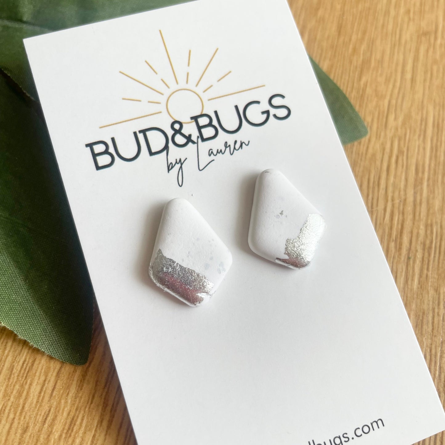White New Year Studs