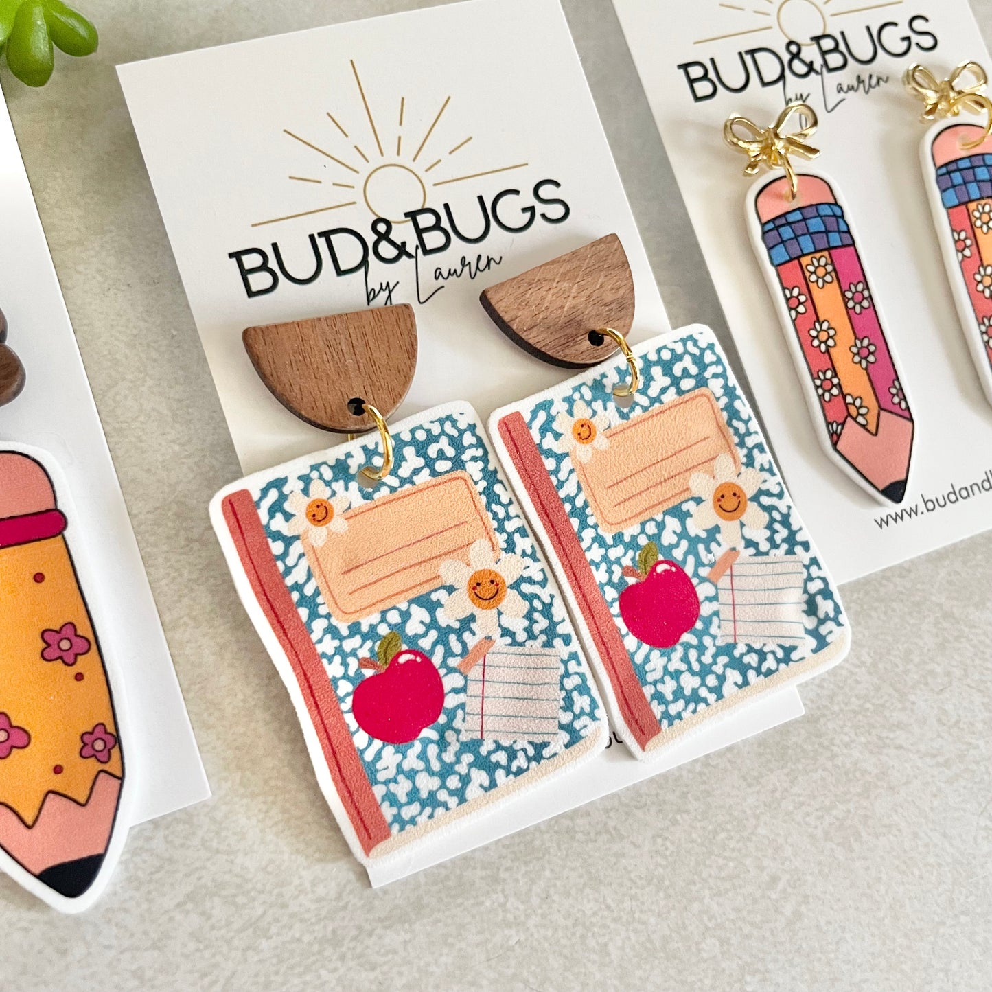 Cute School Supply Dangles