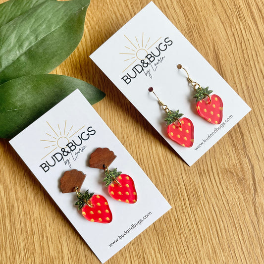 Strawberry Acrylic Dangles