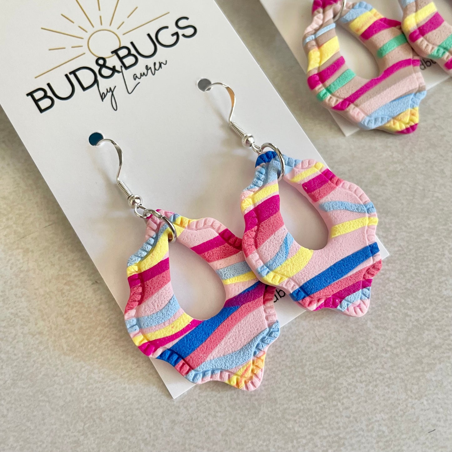 Candy Stripe Dangles