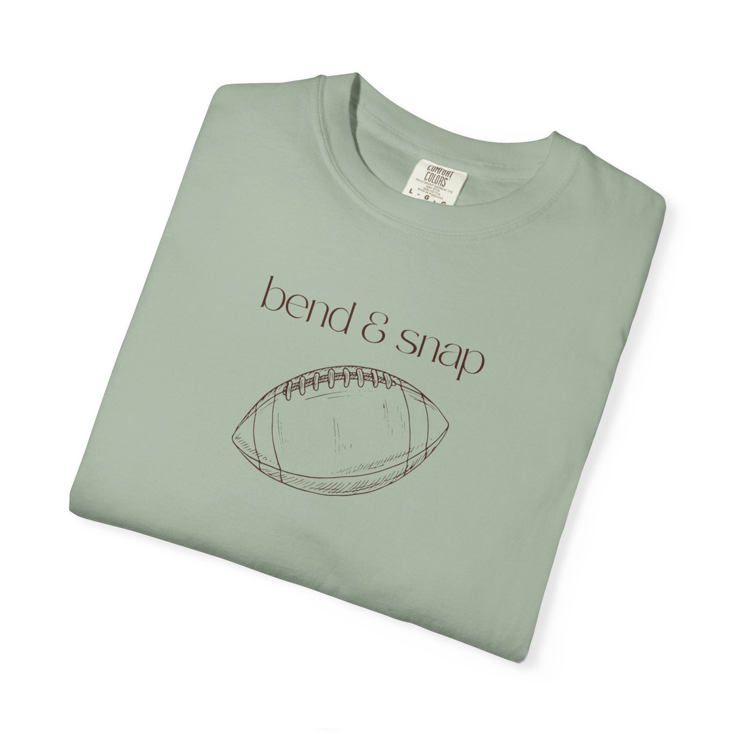 Football Sketch T-Shirt — 'bend & snap' Minimal Graphic Tee