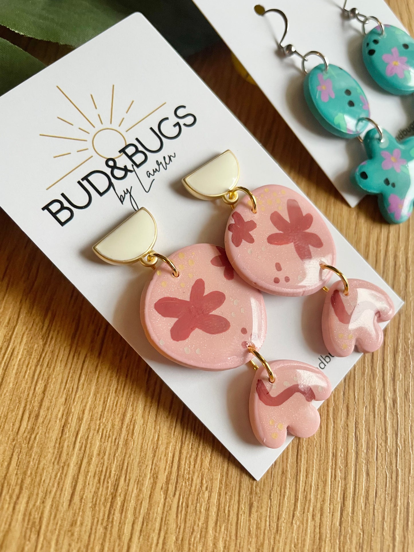 Painted Polymer Clay Dangles