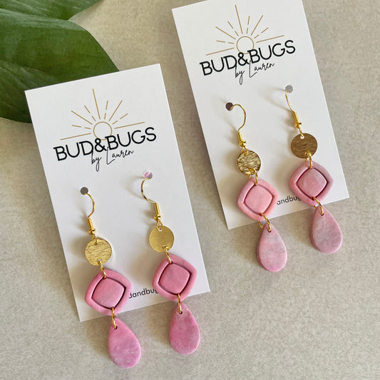 Geometric Watercolor Dangles