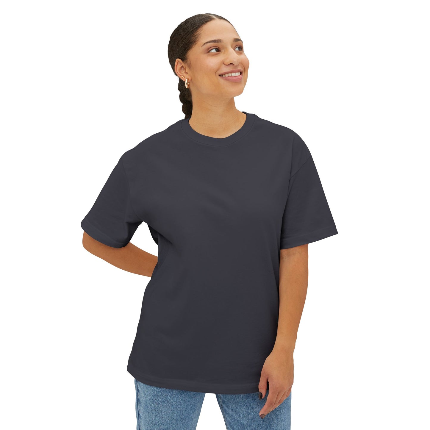 Your Story Isn't Over Smiley Face Graphic Tee — Oversized Boxy T‑Shirt