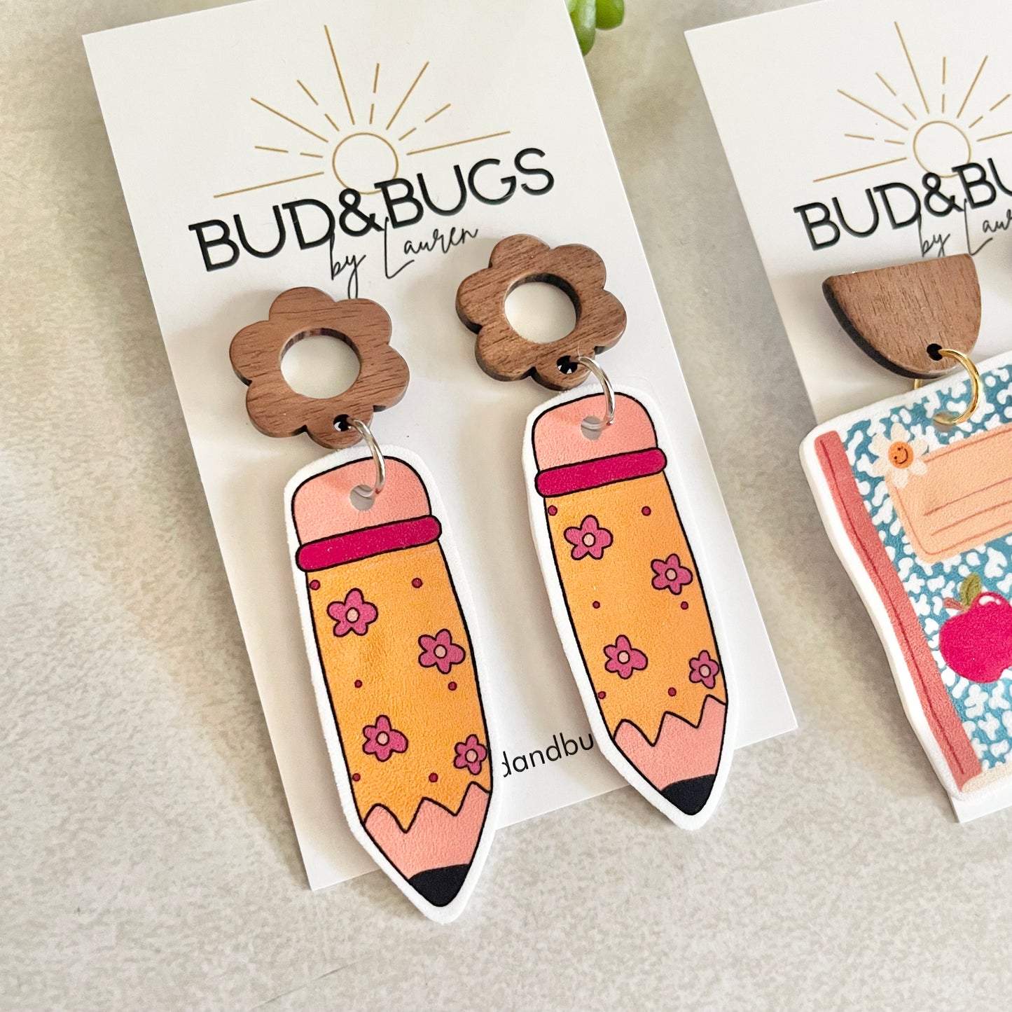 Cute School Supply Dangles