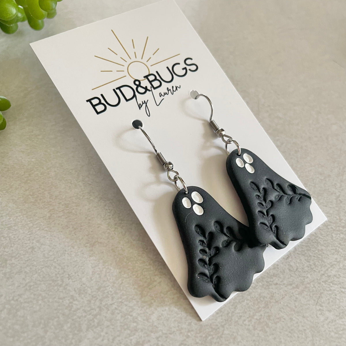 Noir Ghost Dangles