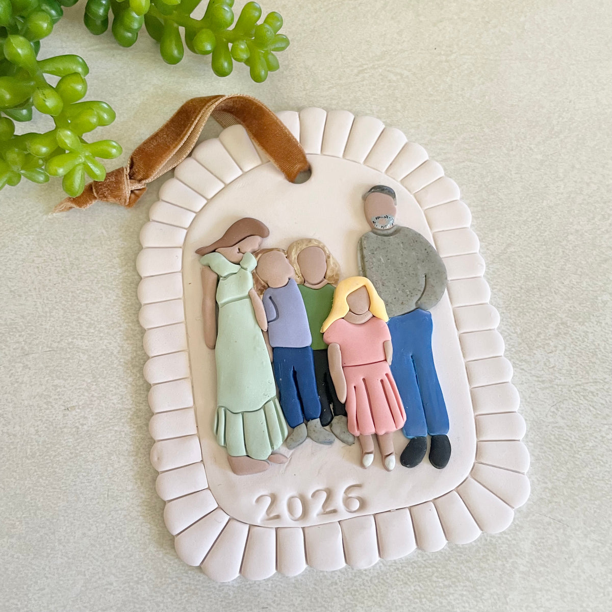 2026 Handmade Family Ornament