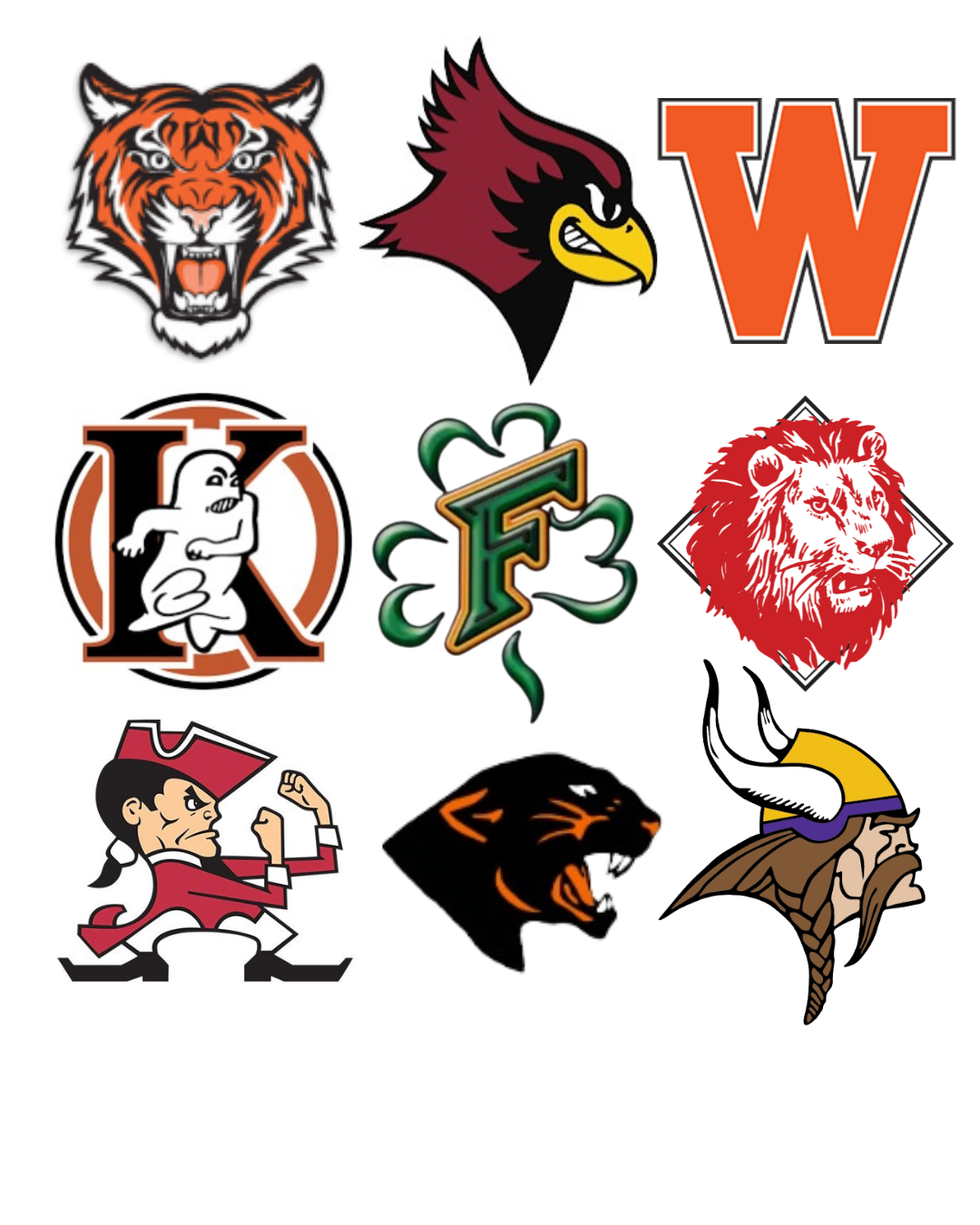 Local School Mascot Dangles