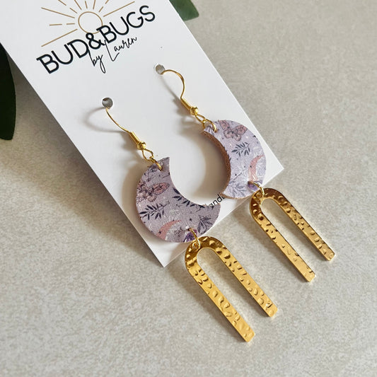 Purple Moon Dangles