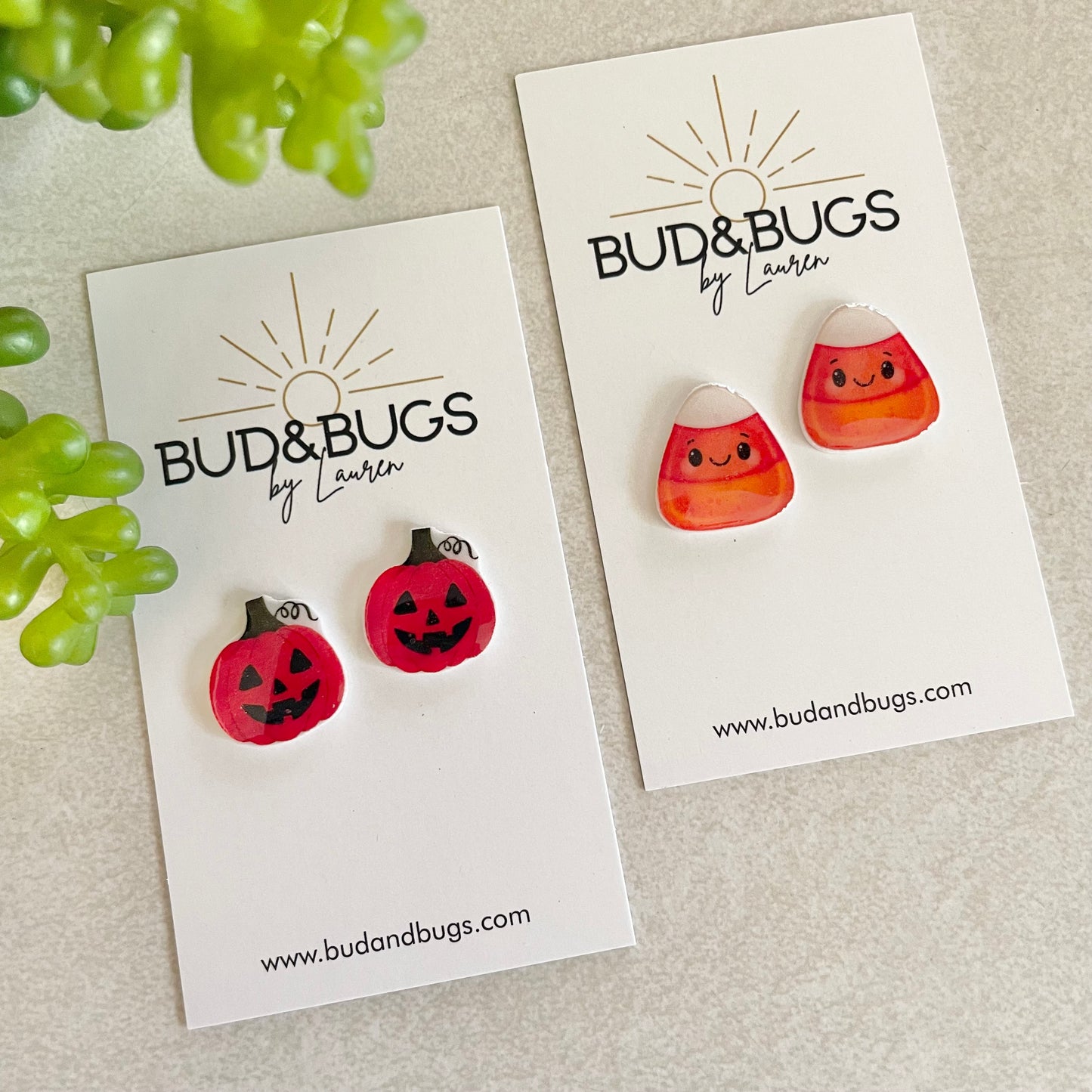 Silly Halloween Studs