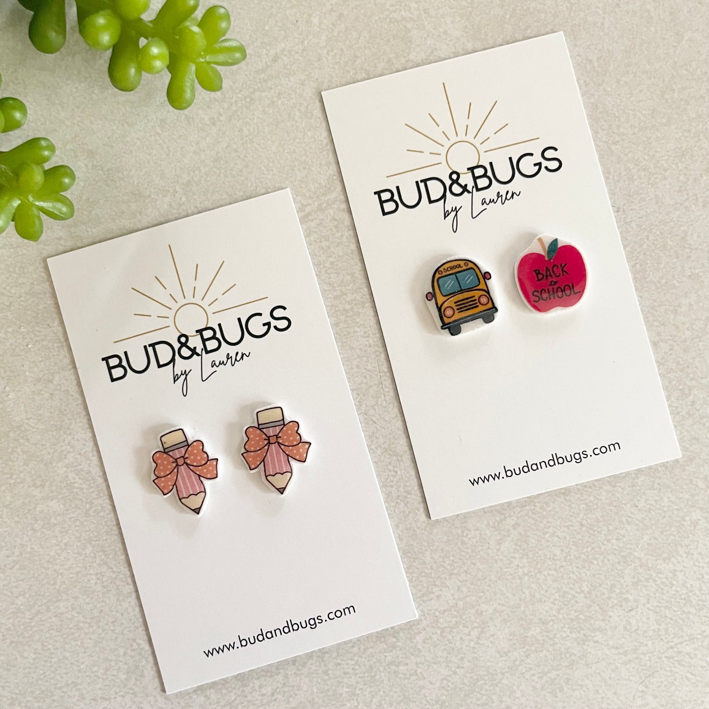 Back 2 School Stud Earrings