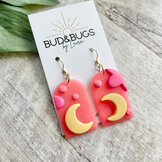 Polymer Clay Dangle Earrings