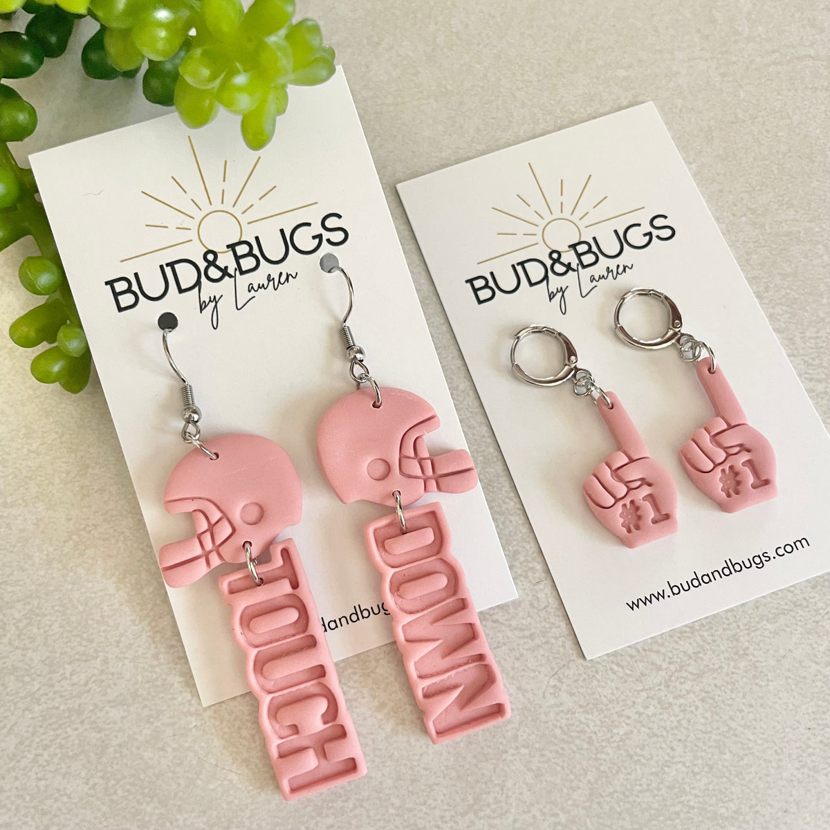 Go Pink Dangle Earrings
