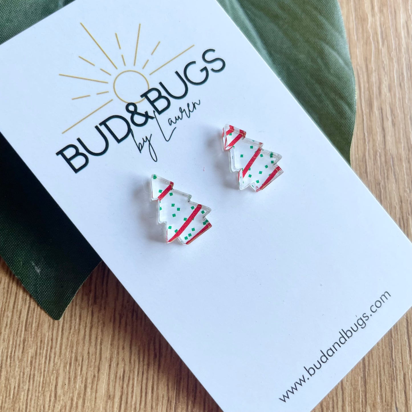 Christmas Cake Studs