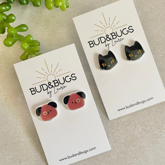 Pet Love Stud Earrings