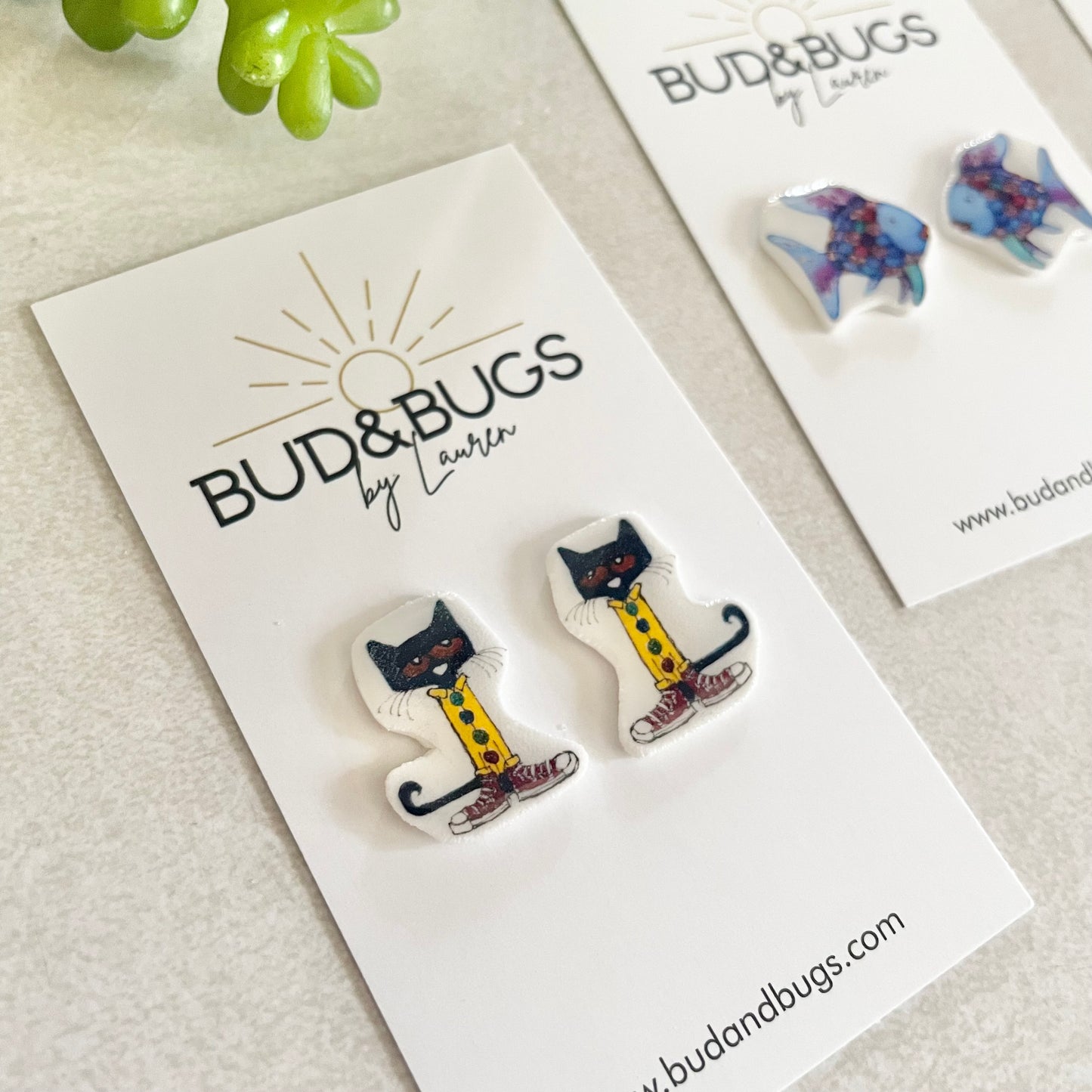 Children’s Book Stud Earrings