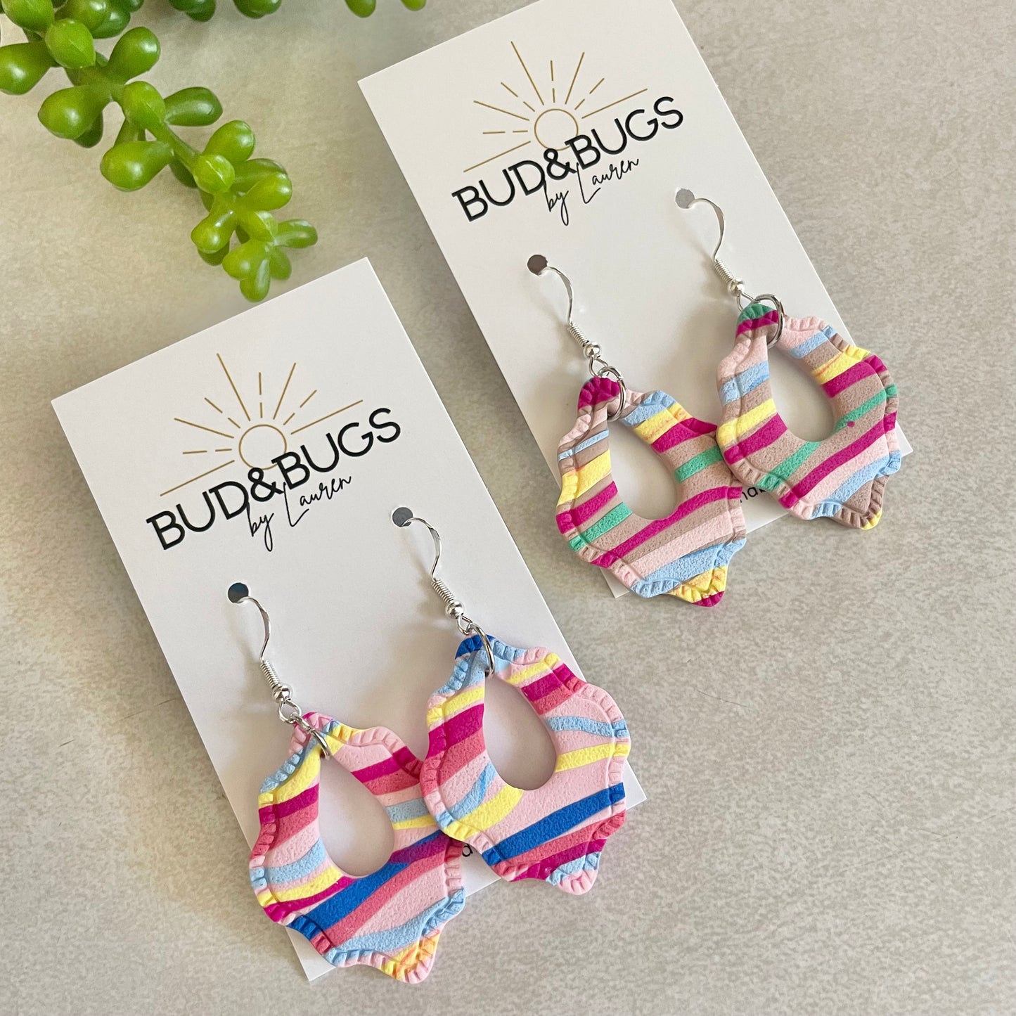 Candy Stripe Dangles