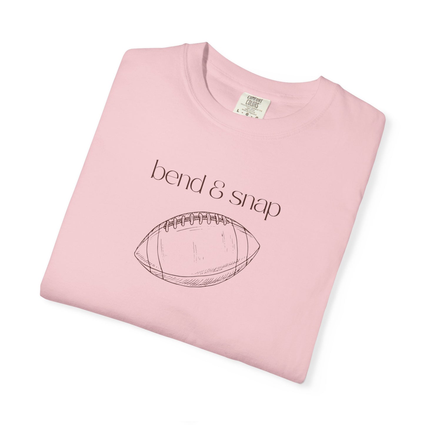 Football Sketch T-Shirt — 'bend & snap' Minimal Graphic Tee
