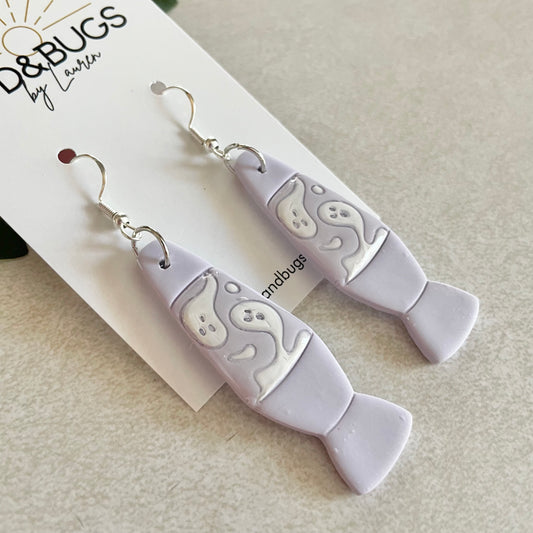 Lava Lamp Ghostie Dangles