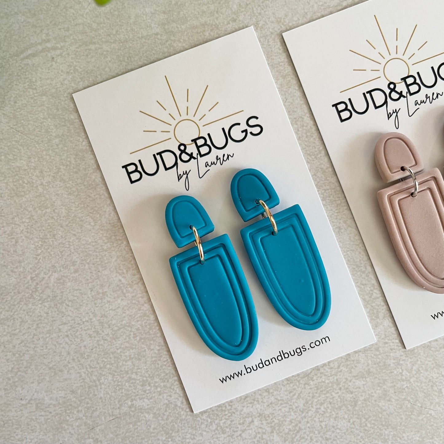 Matte Arch Drop Earrings
