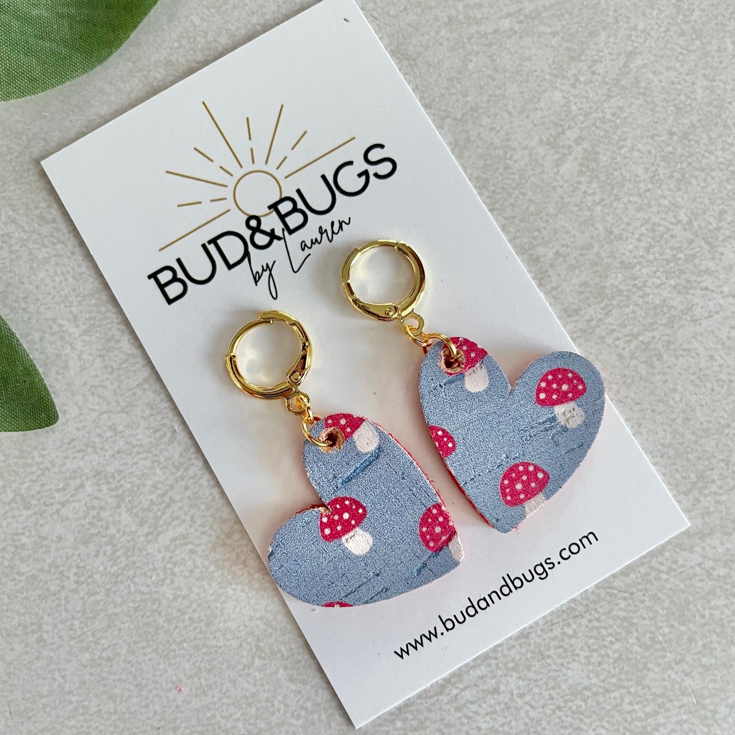 Mushroom Heart Huggies