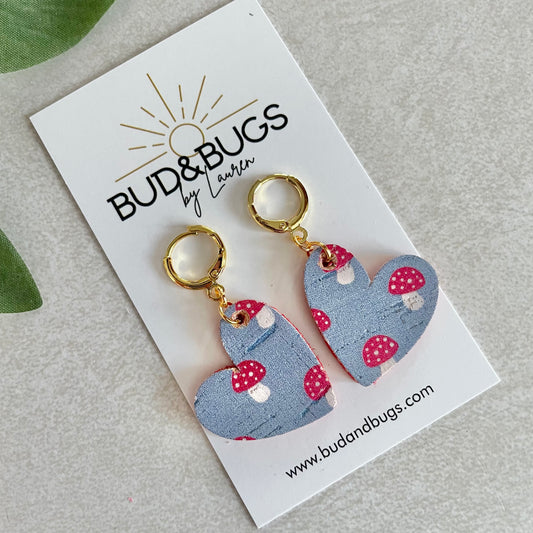 Mushroom Heart Huggies