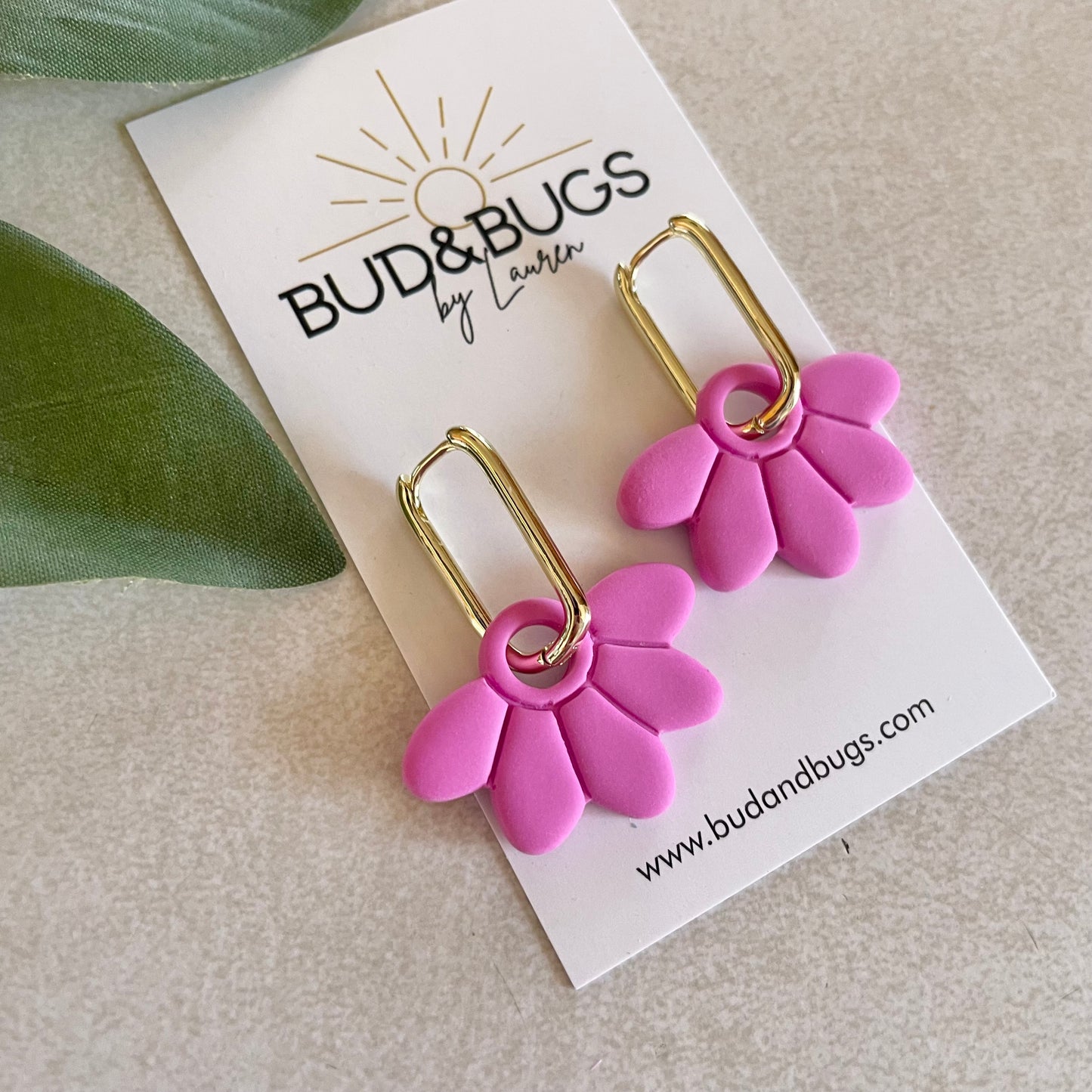 Purple Daisy Charm