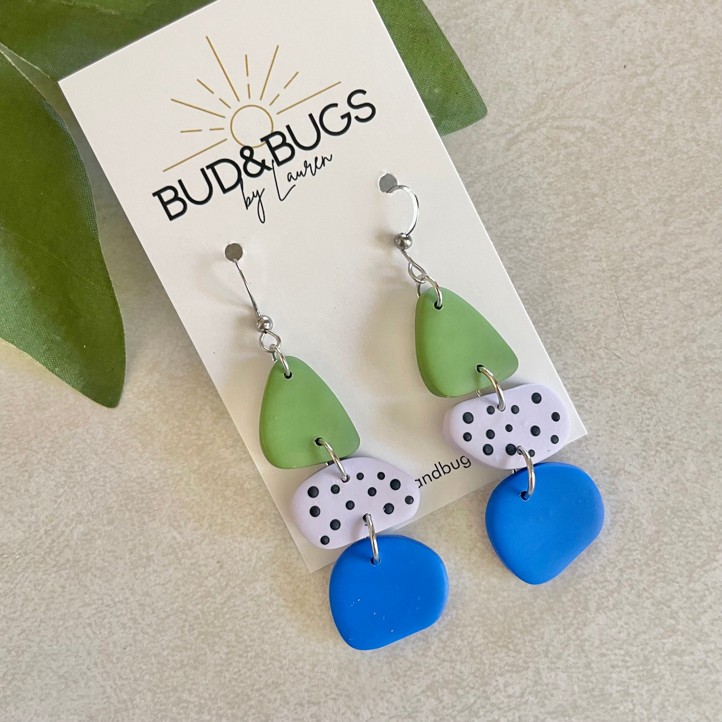 Abstract Blue Dangles