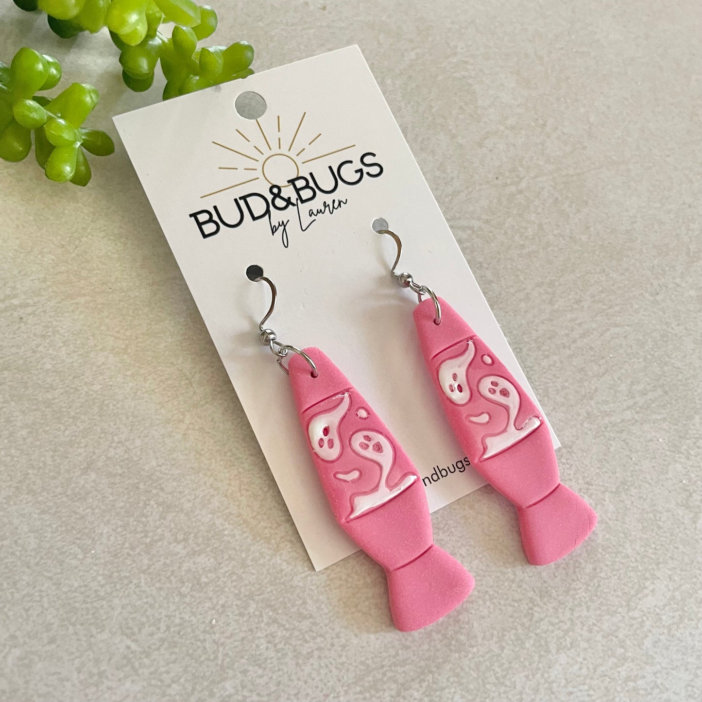 Pink Ghostie Lava Lamps