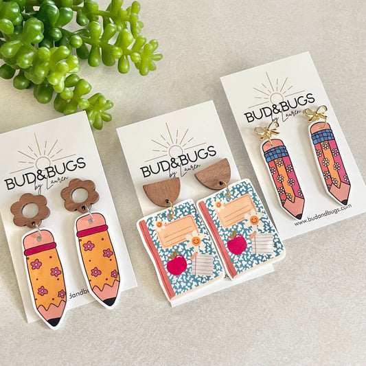 Cute School Supply Dangles