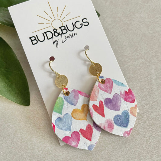 Colorful Heart Dangles