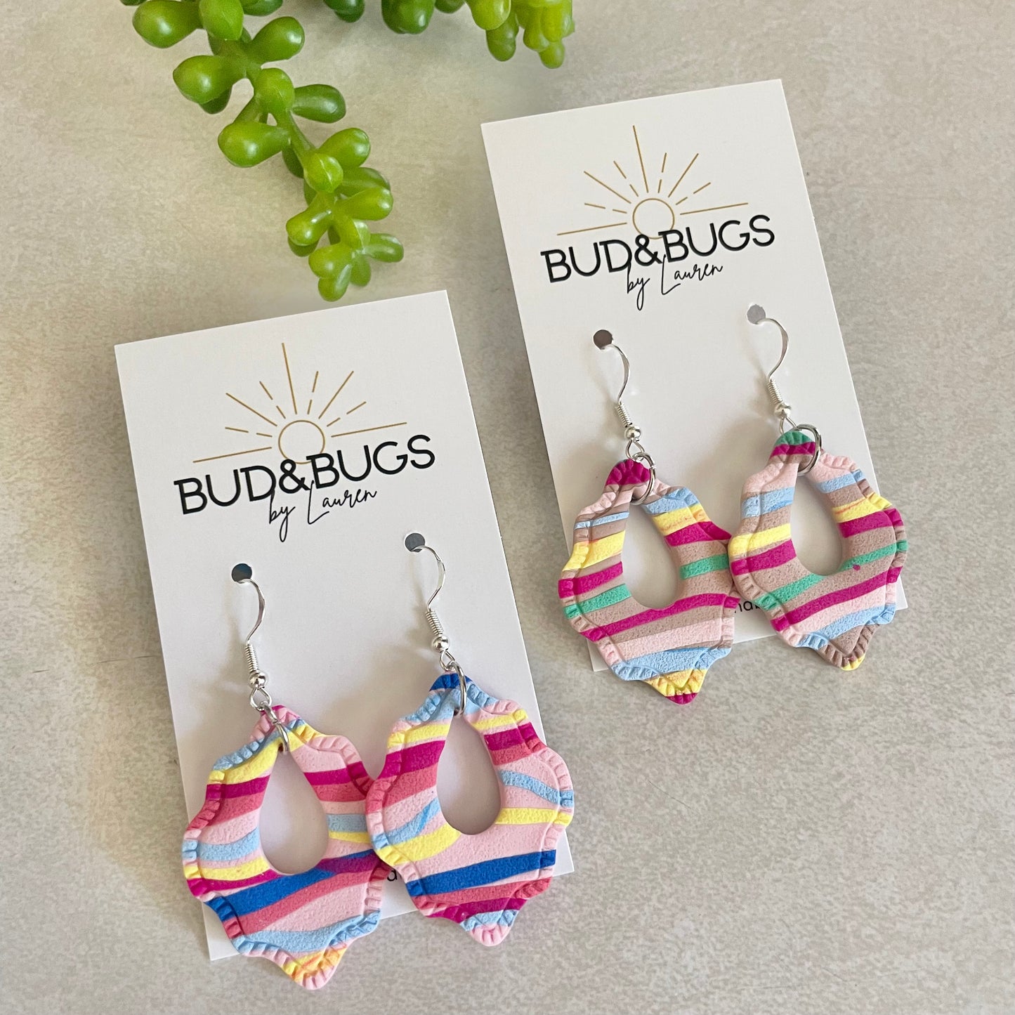 Candy Stripe Dangles