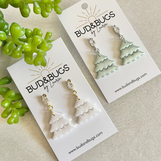Starlight Spruce Drop Earrings