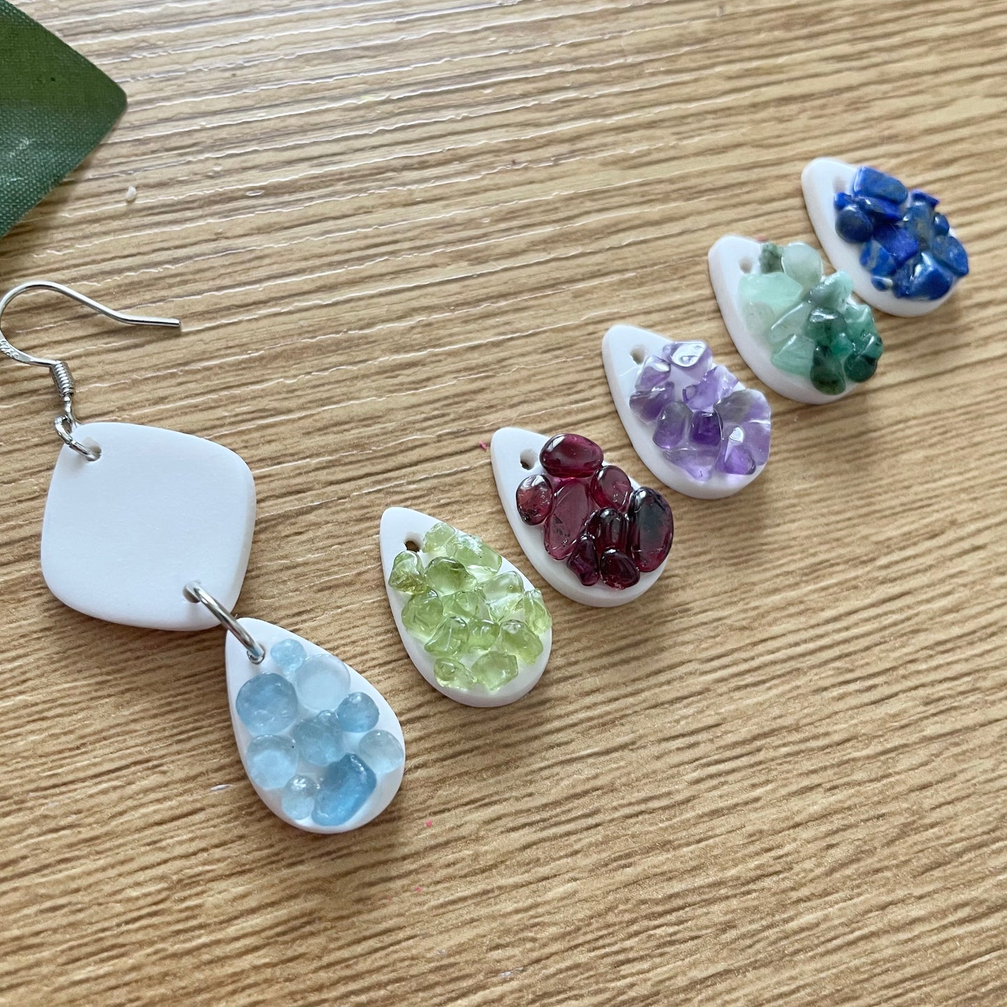Customized Birthstone Crystal Earrings